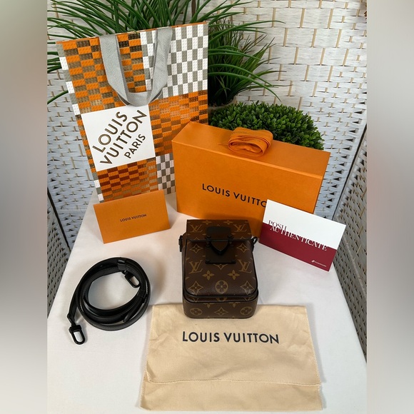 Louis Vuitton Other - Louis Vuitton S-Lock Vertical Wearable Wallet Macassar Canvas Cowhide